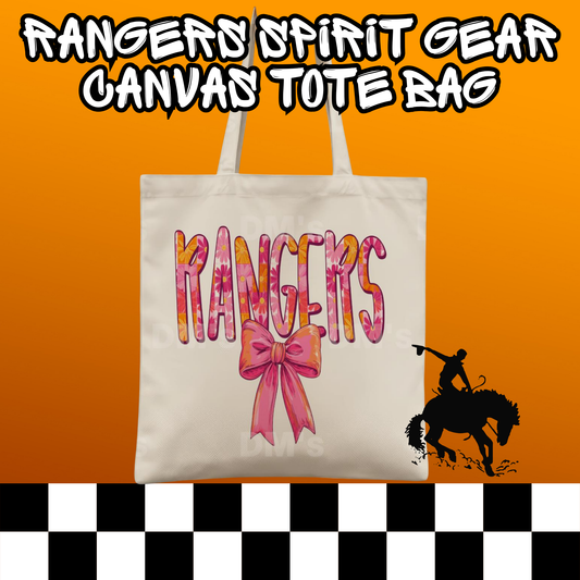RANGERS SCHOOL SPIRIT TOTE BAG