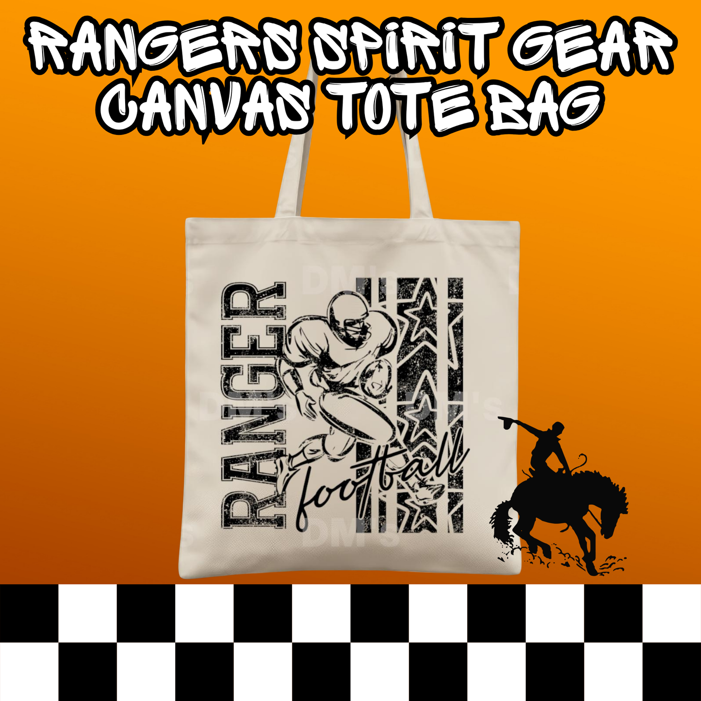 RANGERS FOOTBALL SCHOOL SPIRIT TOTE BAG