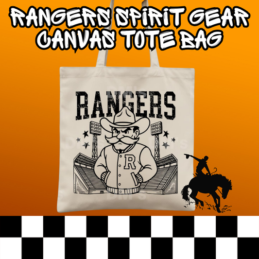 RANGERS LETTERMAN SCHOOL SPIRIT TOTE BAG