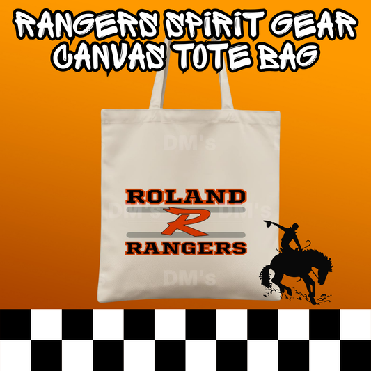 RANGERS VARSITY SCHOOL SPIRIT TOTE BAG