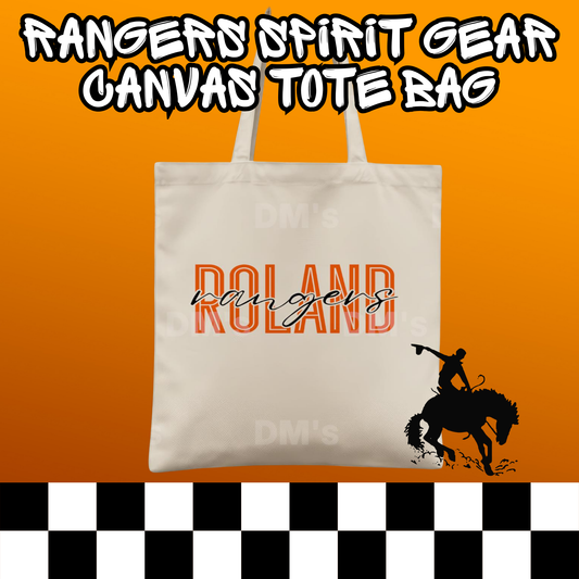 ROLAND RANGERS SCHOOL SPIRIT TOTE BAG