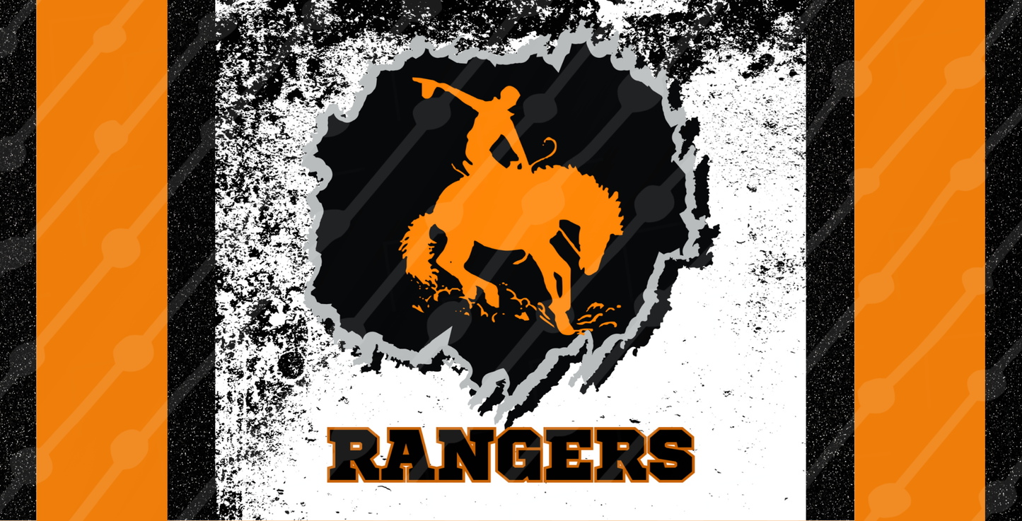 RANGERS LICENSE PLATE