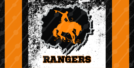 RANGERS LICENSE PLATE