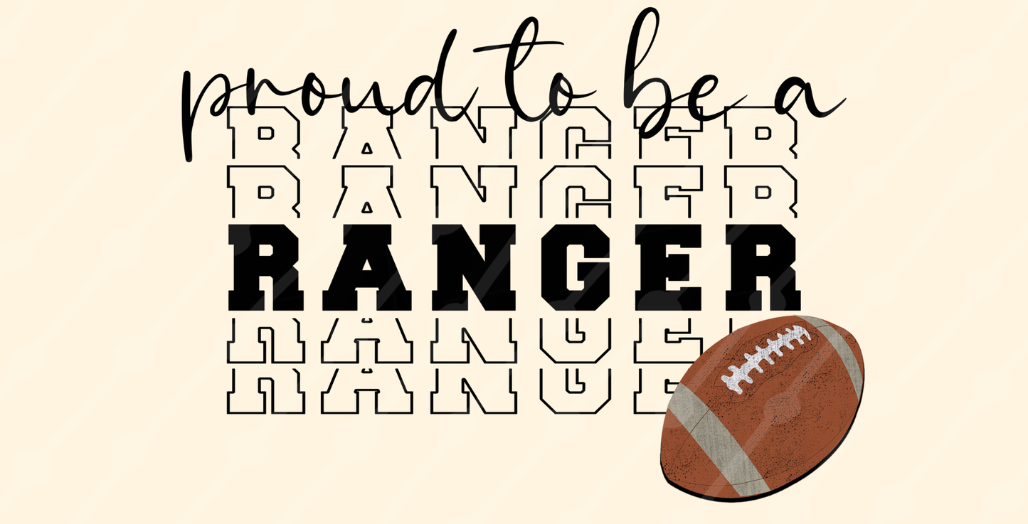 PROUD TO BE A RANGER LICENSE PLATE