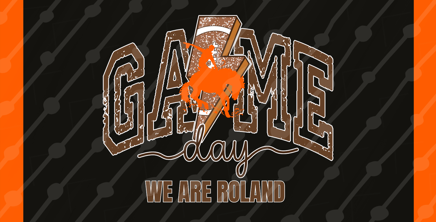 WE ARE ROLAND GAME DAY RANGERS LICENSE PLATE
