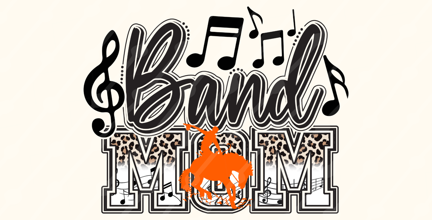 BAND MOM RANGERS LICENSE PLATE