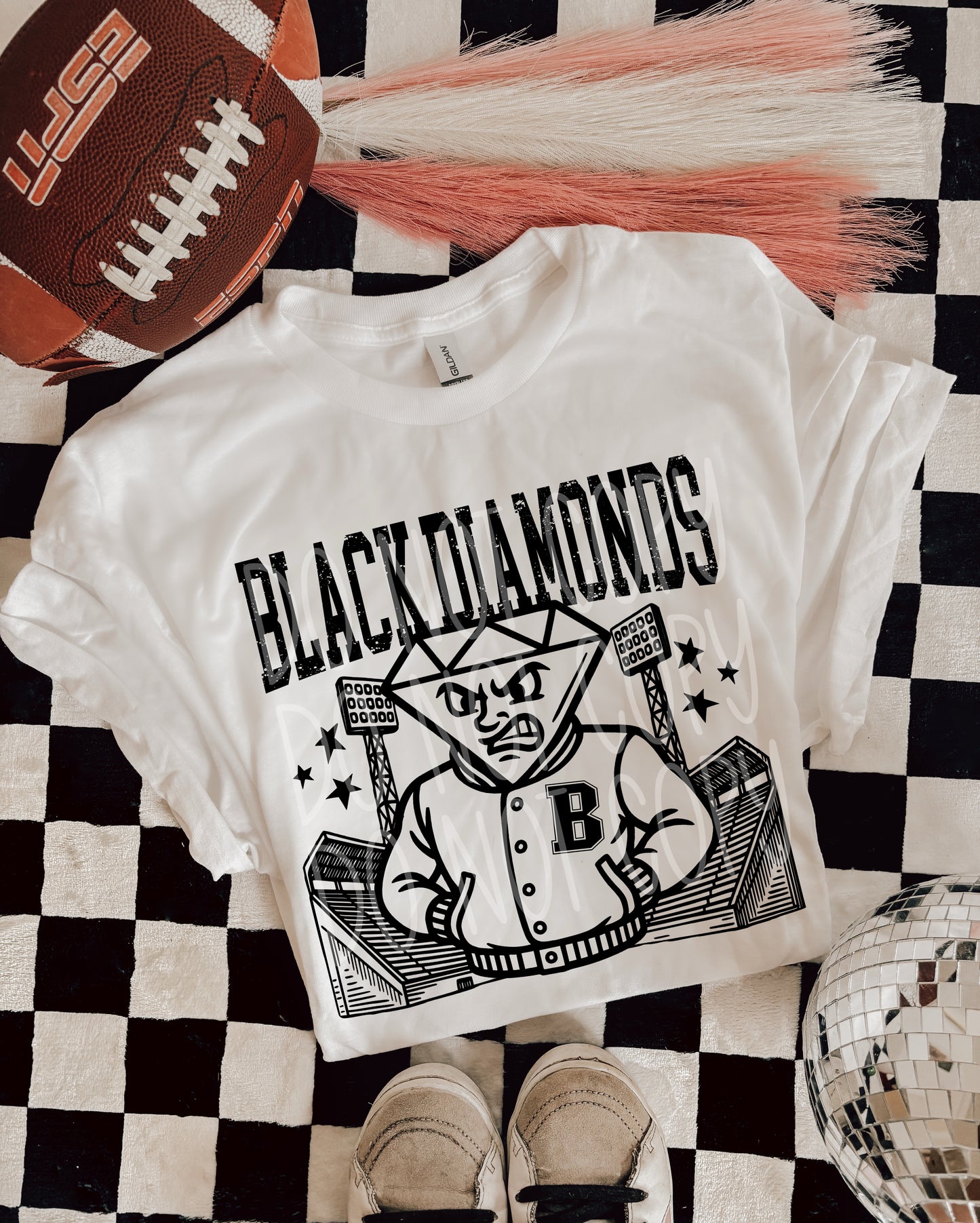 SALLISAW BLACK DIAMONDS LETTERMAN SPIRIT GEAR