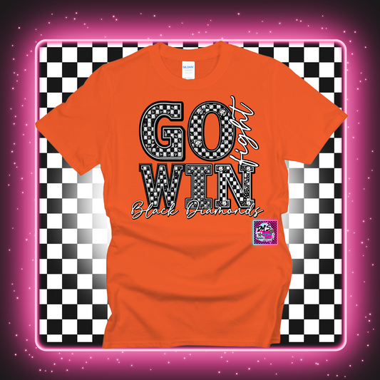 GO FIGHT WIN BLACK DIAMONDS