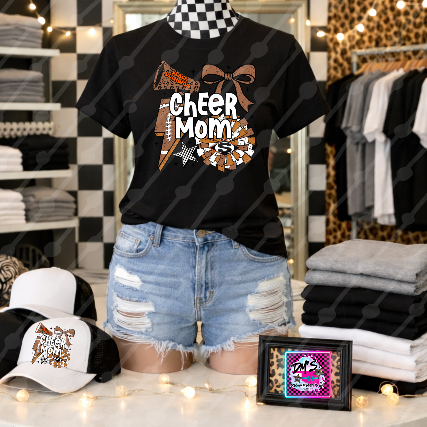 BLACK DIAMONDS CHEER MOM SALLISAW