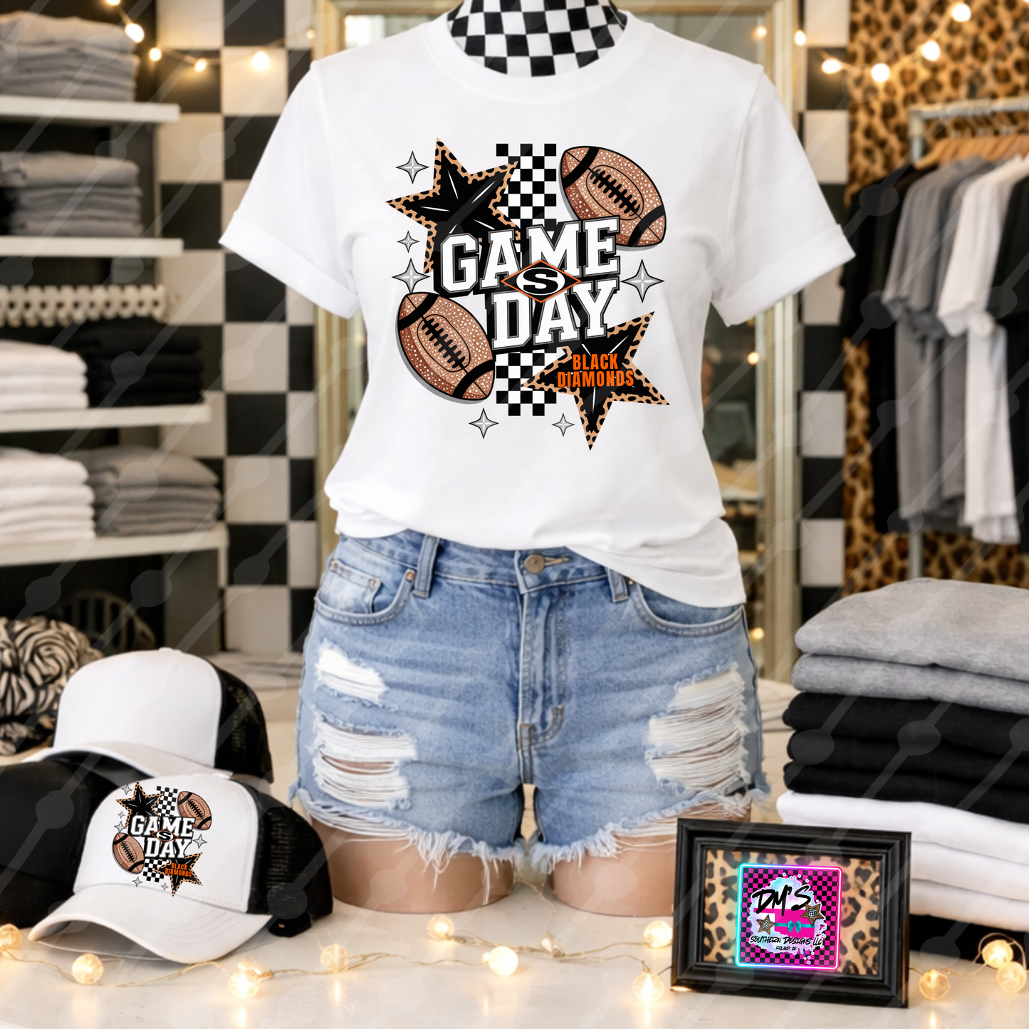 GAME DAY FOOTBALL SALLISAW BLACK DIAMONDS