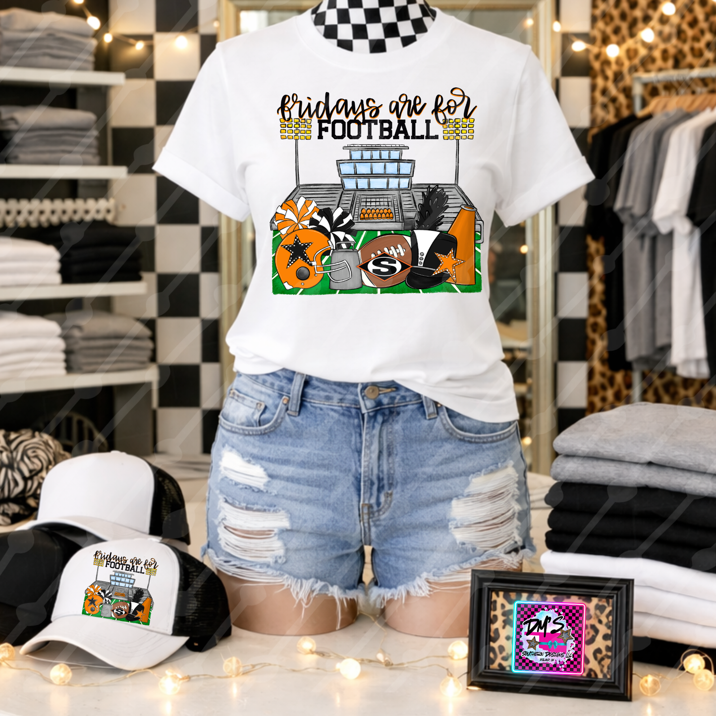 FRIDAYS ARE FOR FOOTBALL SALLISAW BLACK DIAMONDS