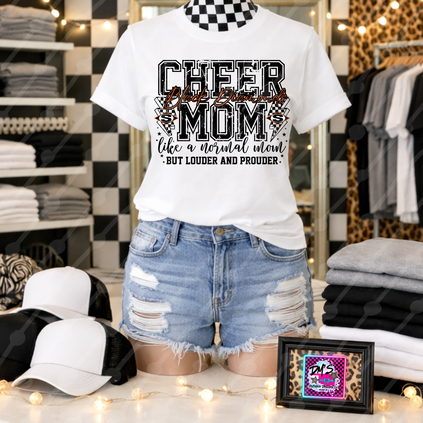 CHEER MOM SALLISAW BLACK DIAMONDS