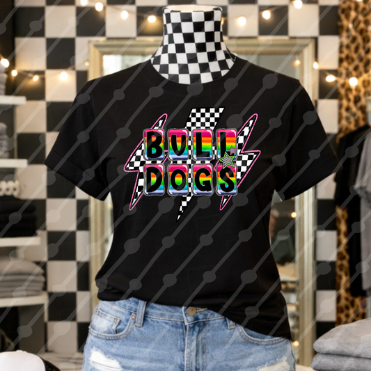 BULLDOGS CHECKERED LIGHTNING