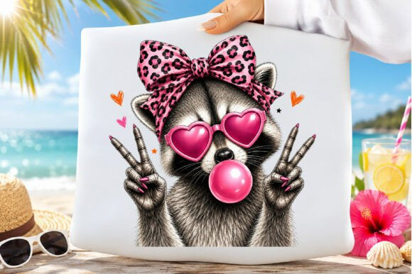 CUTE COQUETTE RACCOON