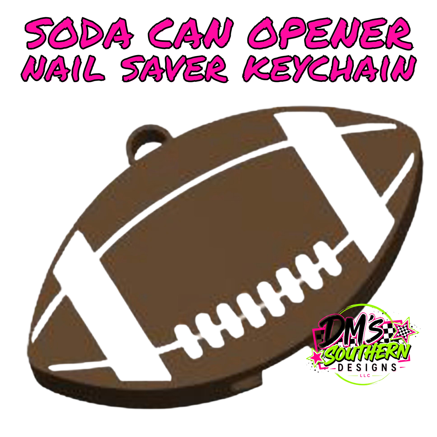 BASKETBALL CAN OPENER KEYCHAIN NAIL SAVER - SCHOOL THEMED