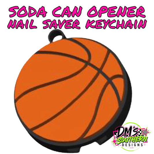 FOOTBALL CAN OPENER KEYCHAIN NAIL SAVER - SCHOOL THEMED