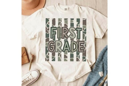 CAMO STRIPED BACK TO SCHOOL