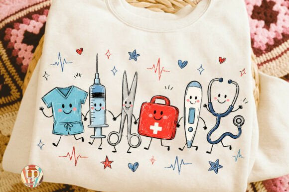 MEDICAL DOODLE NURSE