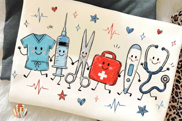MEDICAL DOODLE NURSE