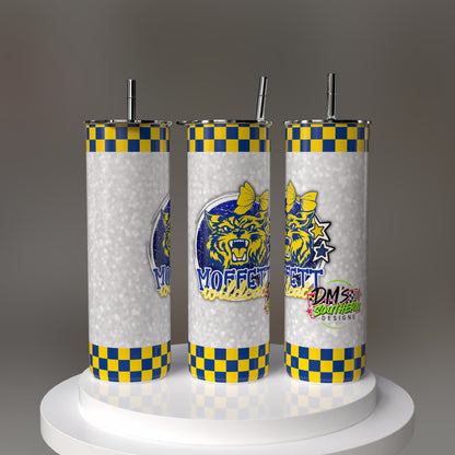 MOFFETT WILDCATS GLITTER MASCOT