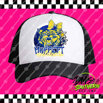 MOFFETT WILDCATS GLITTER MASCOT