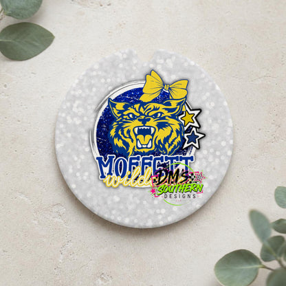 MOFFETT WILDCATS GLITTER MASCOT
