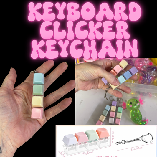 Keyboard Clicker Keychain