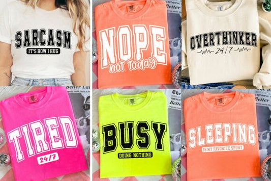 Funny Sarcastic Sarcasm Shirts