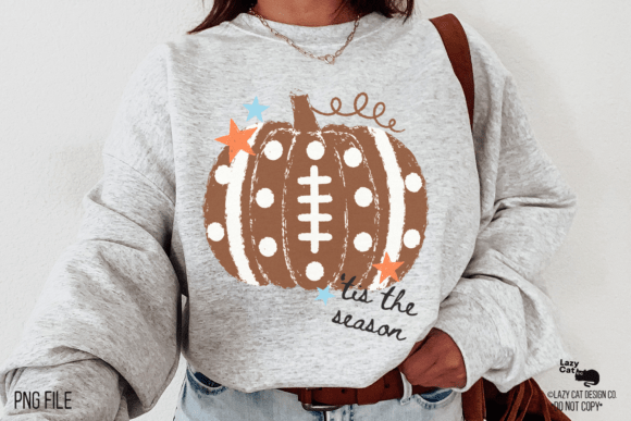 FALL FOOTBALL PUMPKIN TIS THE SEASON