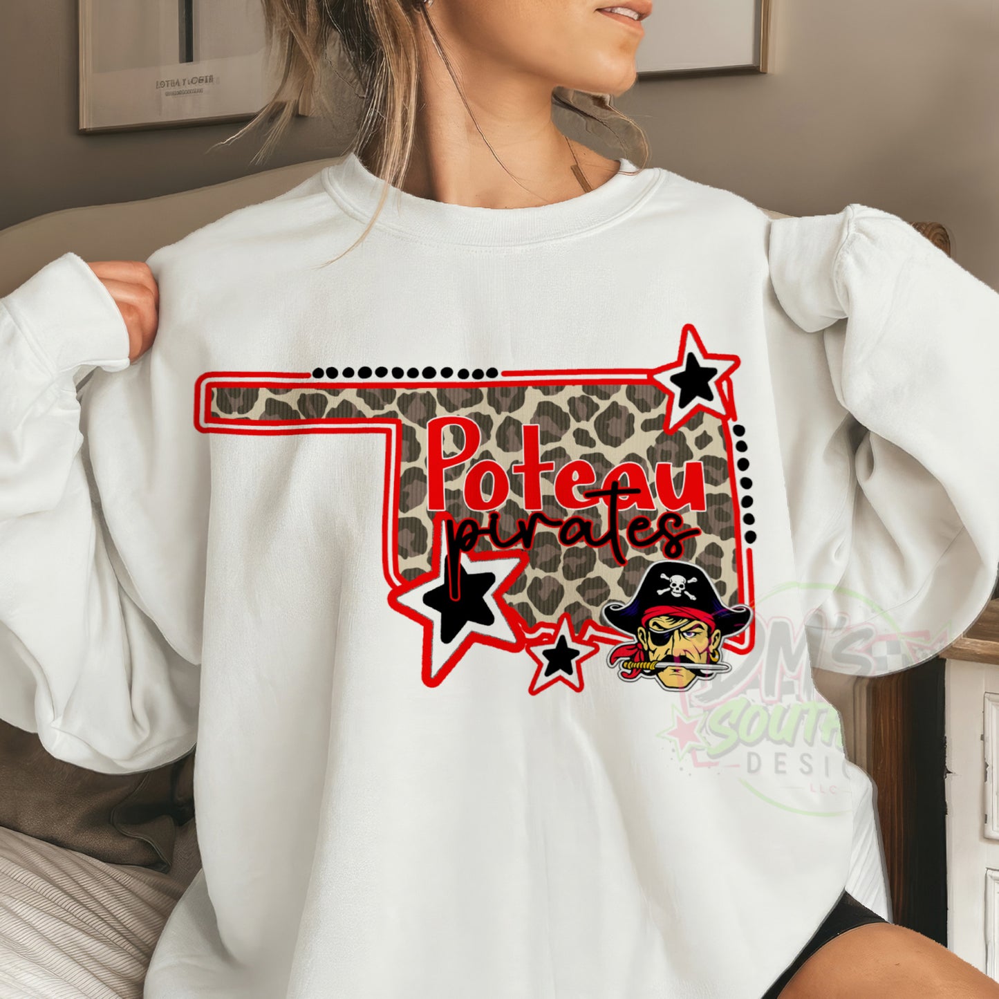 PIRATES POTEAU OKLAHOMA LEOPARD