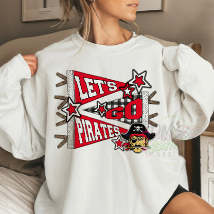LETS GO PIRATES PENNANT
