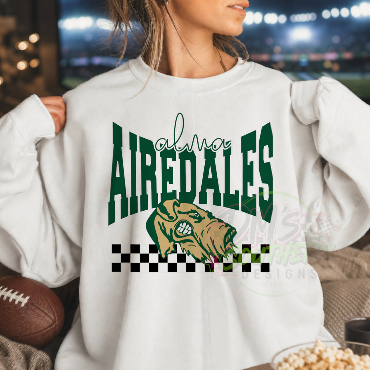 ALMA AIREDALES CHECKERED