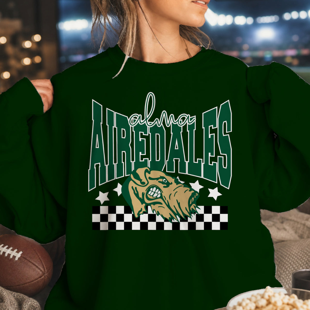 ALMA AIREDALES CHECKERED