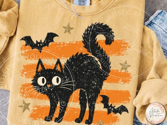 VINTAGE HALLOWEEN CAT