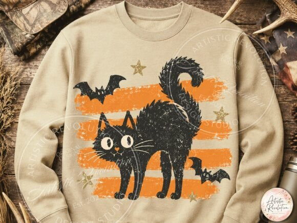 VINTAGE HALLOWEEN CAT