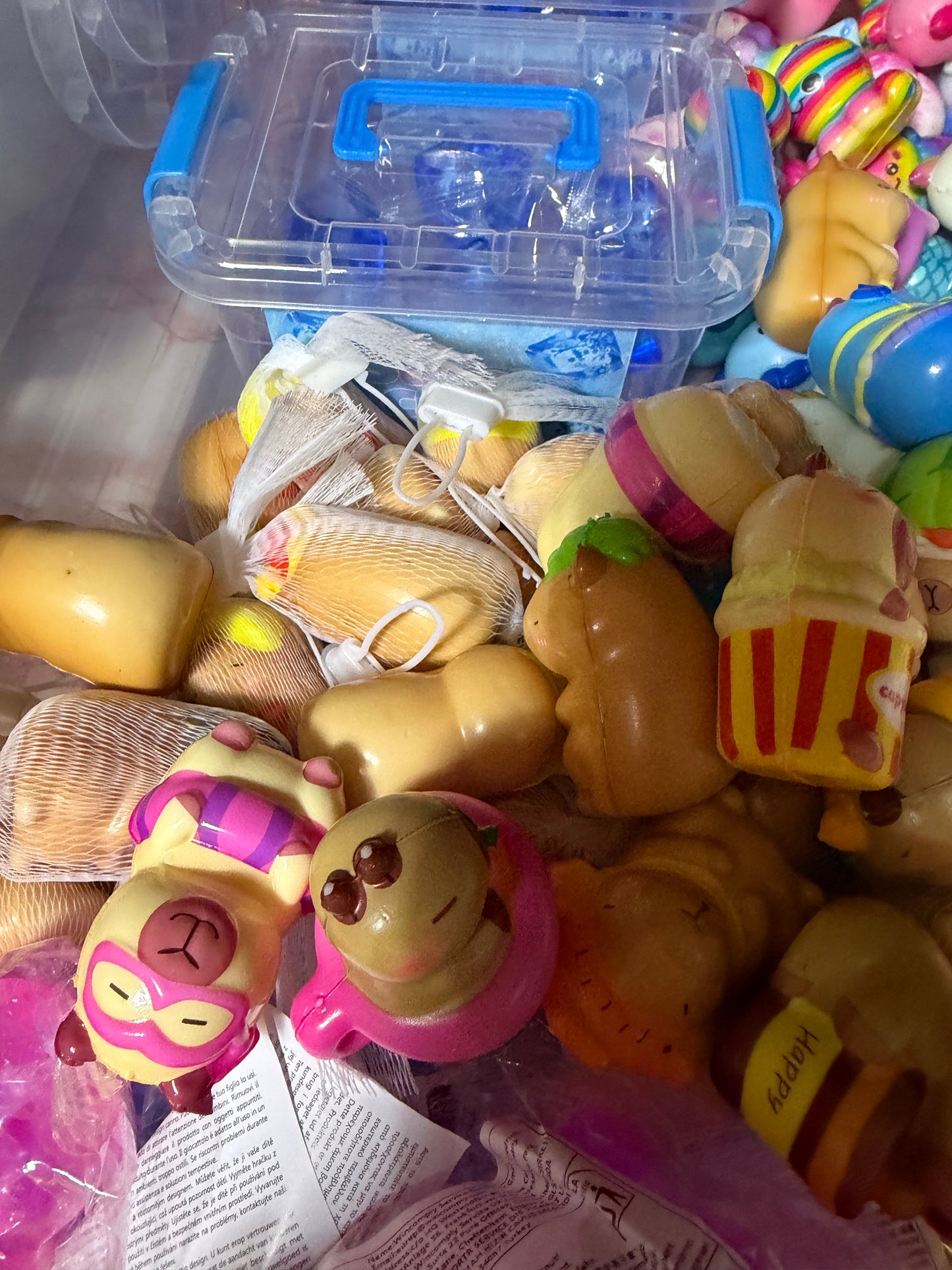 Capybara, Octopus, & Axolotl Slow Rise Squishies