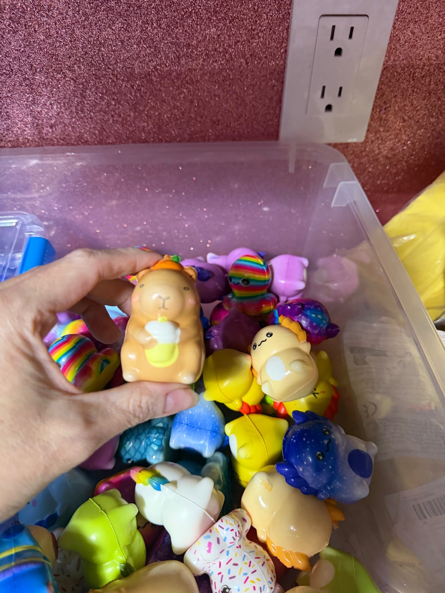 Capybara, Octopus, & Axolotl Slow Rise Squishies