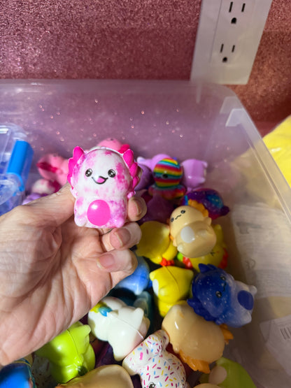 Capybara, Octopus, & Axolotl Slow Rise Squishies