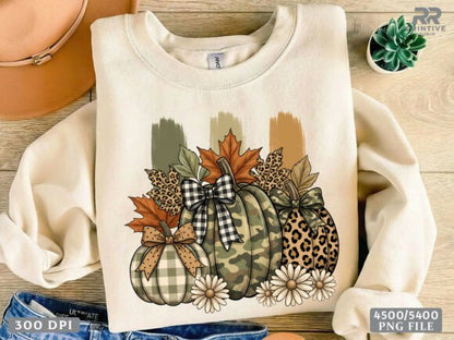 RUSTIC CAMO FALL PUMPKIN