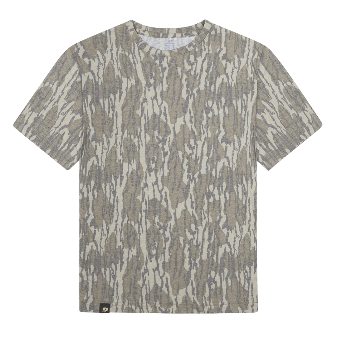 Mossy Oak Washed Out Bottomland Camo Adult Blank T-Shirt