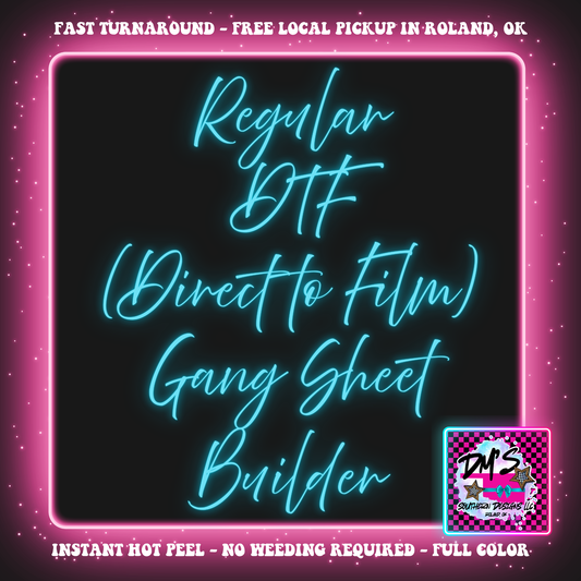 Custom DTF Transfer (Direct To Film)