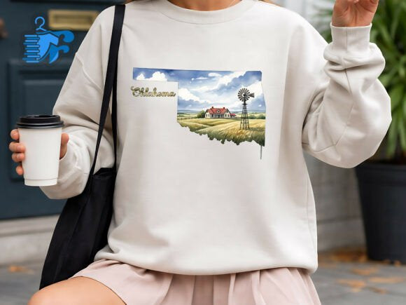 Oklahoma Farm State - Shirts Hats Transfers