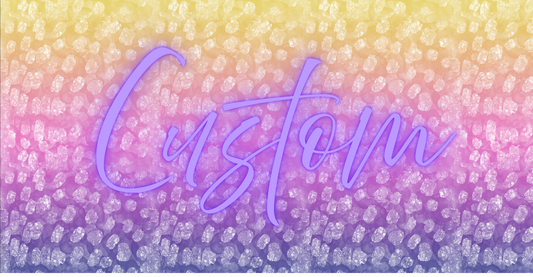 Multi Color Cheetah License Plate