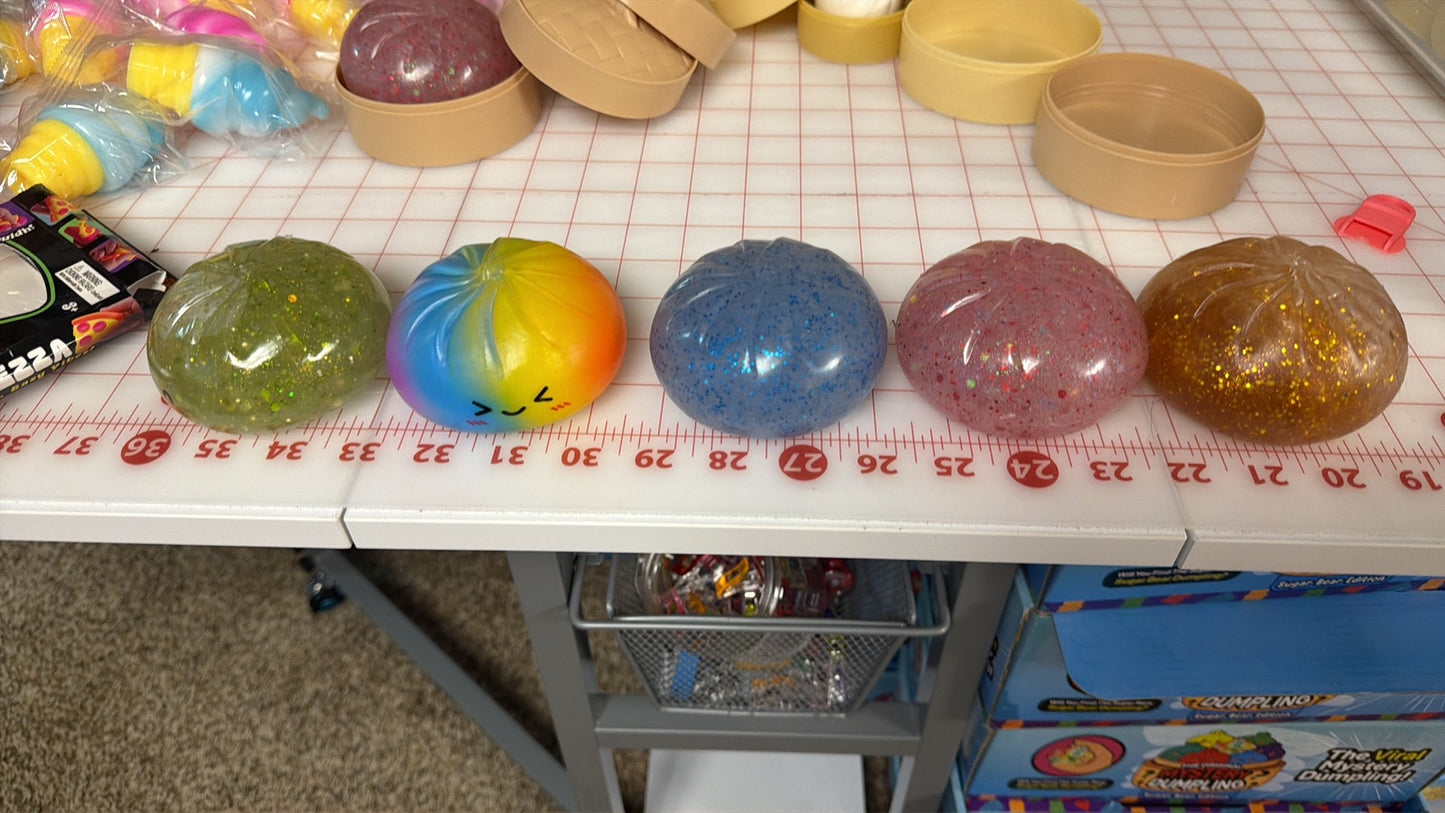 Full Size Glitter Mystery Dumplings Sugar Squishy