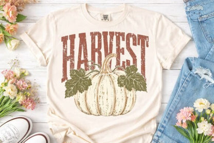 Harvest Pumpkin Distressed Fall