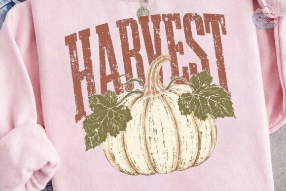 Harvest Pumpkin Distressed Fall