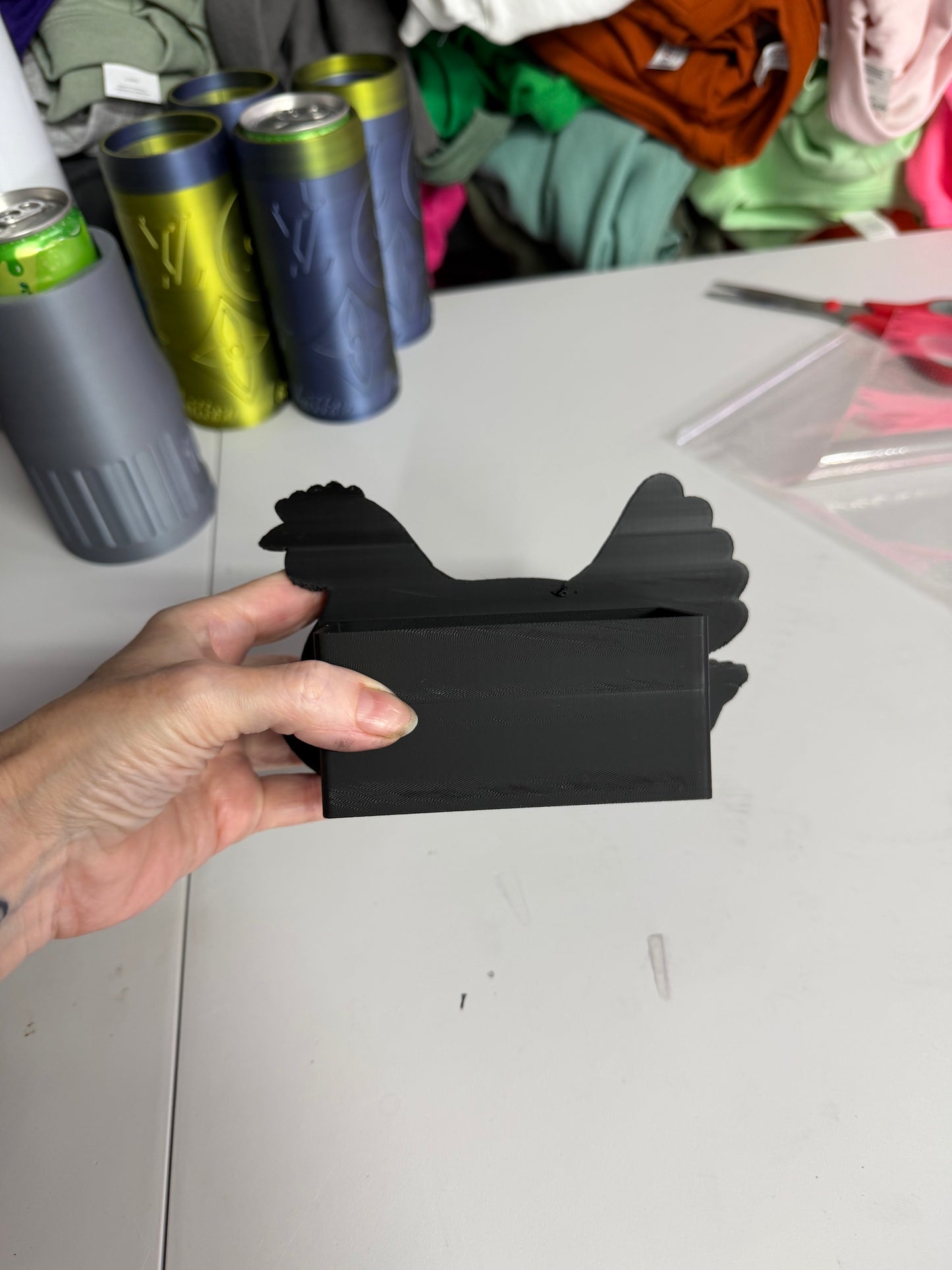 3D Printed NESTING HEN CHICKEN Sponge Holder Scrub    Mommy/DADDY