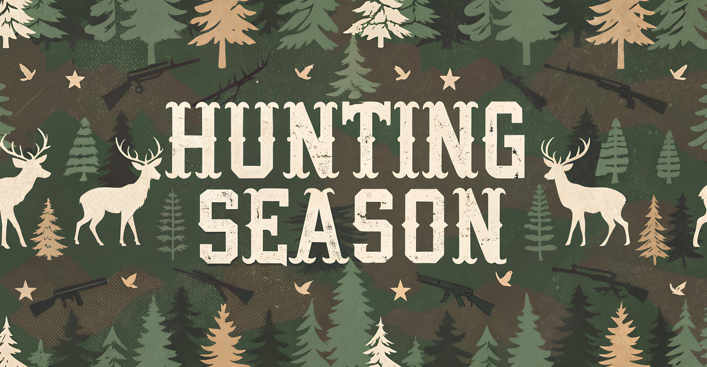 Hunting Season License Plate