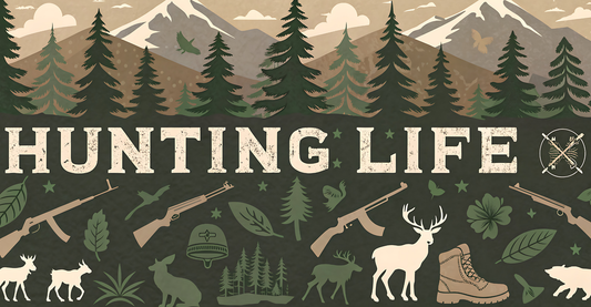 Hunting Life License Plate