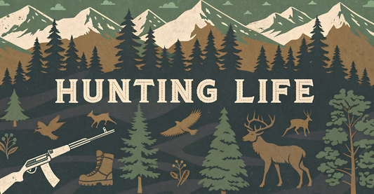 Hunting Life License Plate